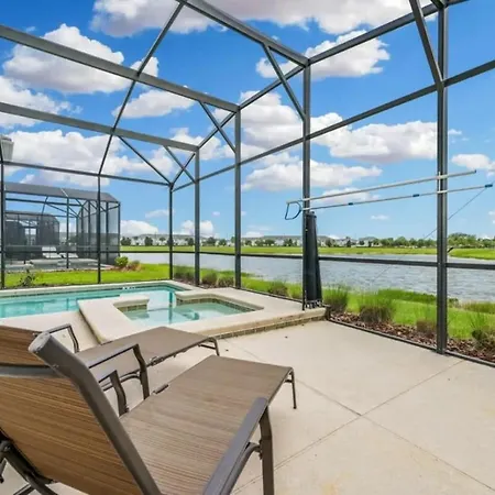 5Br Luxury Villa | Private Pool & Lake View | 10 Min To Disney